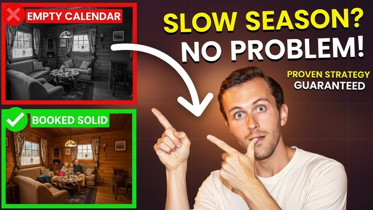 Fill your Airbnb During Slow Season! ($3K bookings in 3 DAYS)